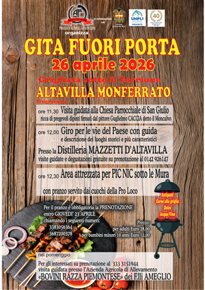 Gita fuori porta - Grigliata sotto il Torrione